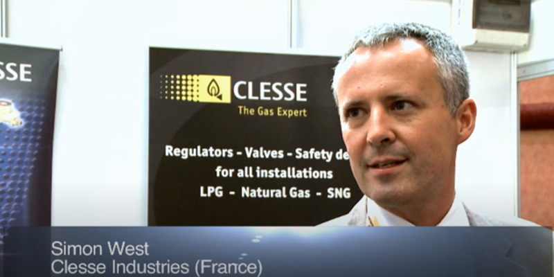 Interview with Mr Simon West of Clesse Industries at the World LP Gas Forum 2011, Doha