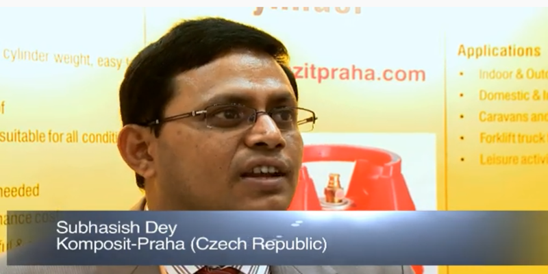 Interview with Mr Subhasish Dey of Komposite Praha at the World LP Gas Forum 2011, Doha