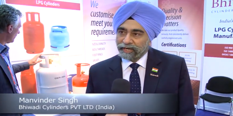 Interview with Manvinder Singh of Bhiwadi Cylinders at the World LP Gas Forum 2013