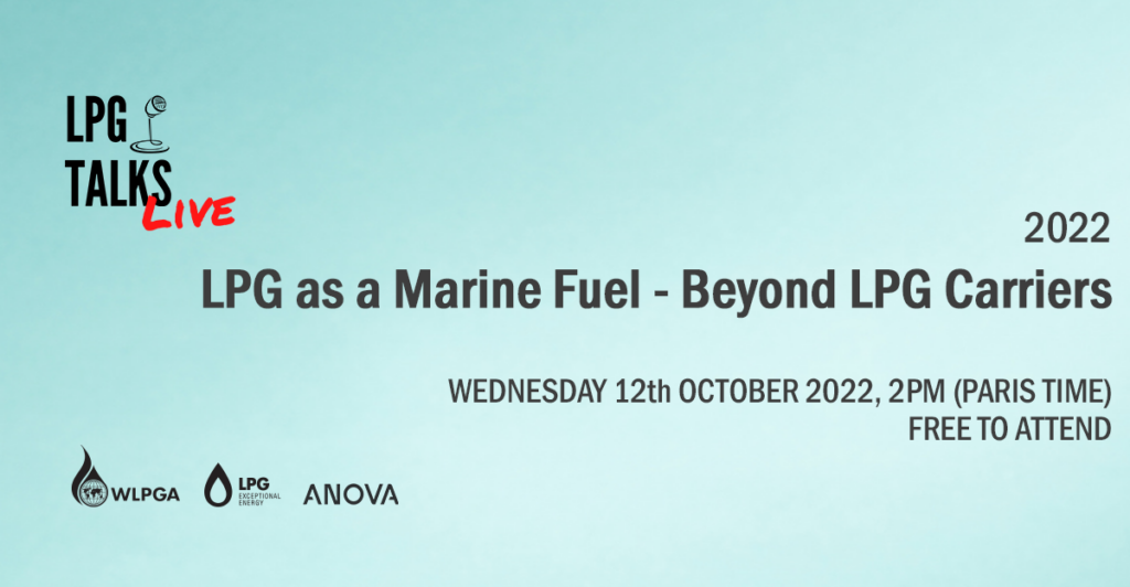 LPG Talks Live: LPG as a Marine Fuel – Beyond LPG Carriers